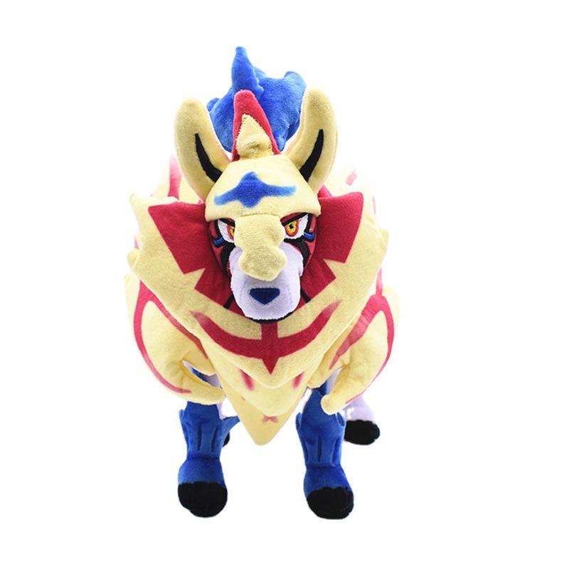 PKM Zacian Plush Doll Toys Sword&shield Soft Stuffed Plush Toys For Kids
