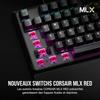 Corsair K70 Core RGB Механическая игровая клавиатура с подставкой для запястий - Линейные предварительно смазанные переключатели MLX Red - Звукопоглощение