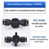 1Pcs 4mm 6mm 8mm Hand Valve Pipe Fitting Manual Ball Valve Durable Pneumatic Valve