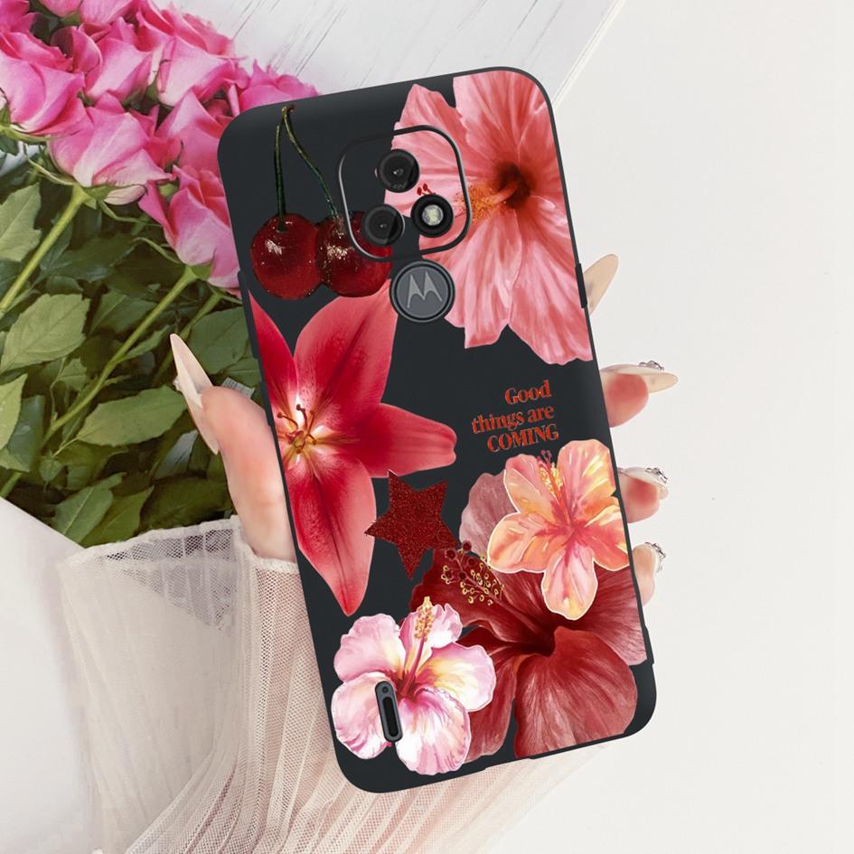 For Motorola Moto E7 Plus Case XT2081-1 Fashion Butterfly Bowknot Soft Silicone Cover For Moto E7 E7i Power XT2097-13 TPU Fundas
