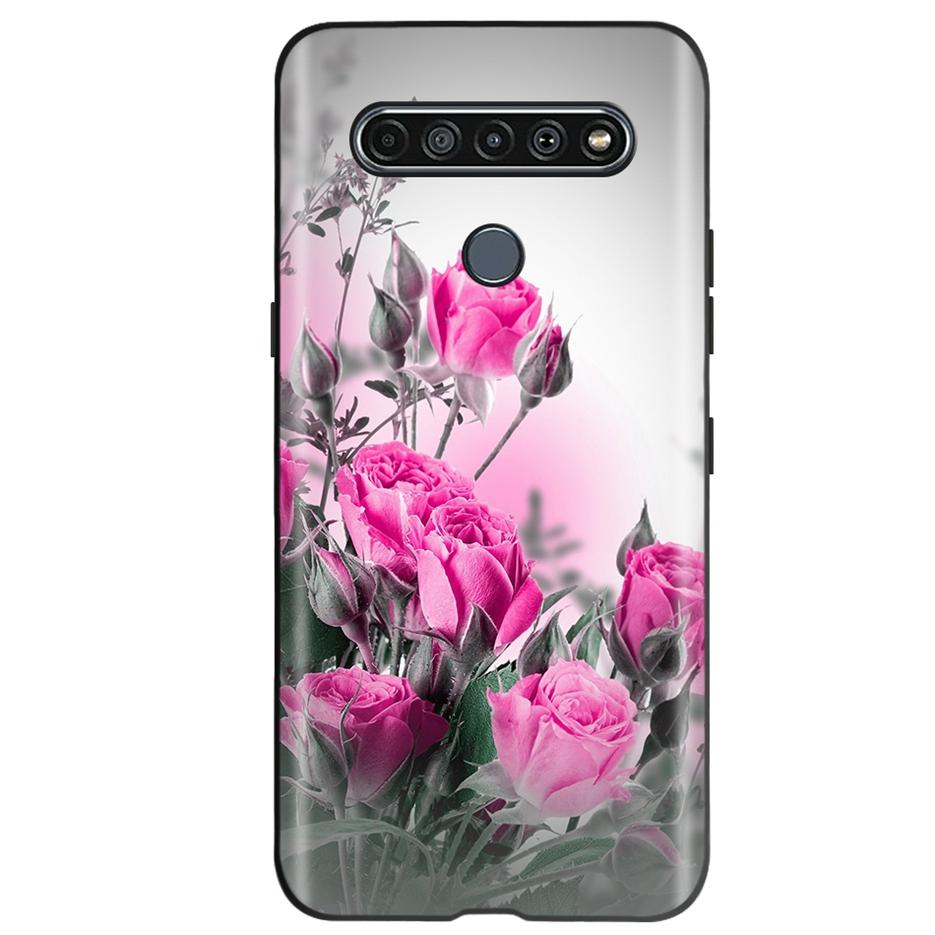 Чехол для LG K61 2020 Милый Кот Бабочка Мягкий Силиконовый Ударопрочный Чехол для Телефона Для LG K61 K 61 Fundas Case LGK61 Coque 6.53'' Shell