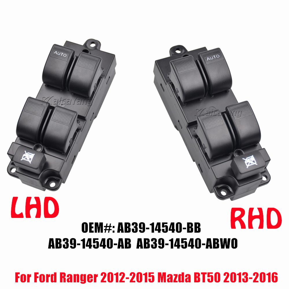 AB39-14540-BB Car Front Left Power Window Control Switch Button For Ford Ranger 2012-2015 For Mazda BT50 2013-2016 AB3914540BB