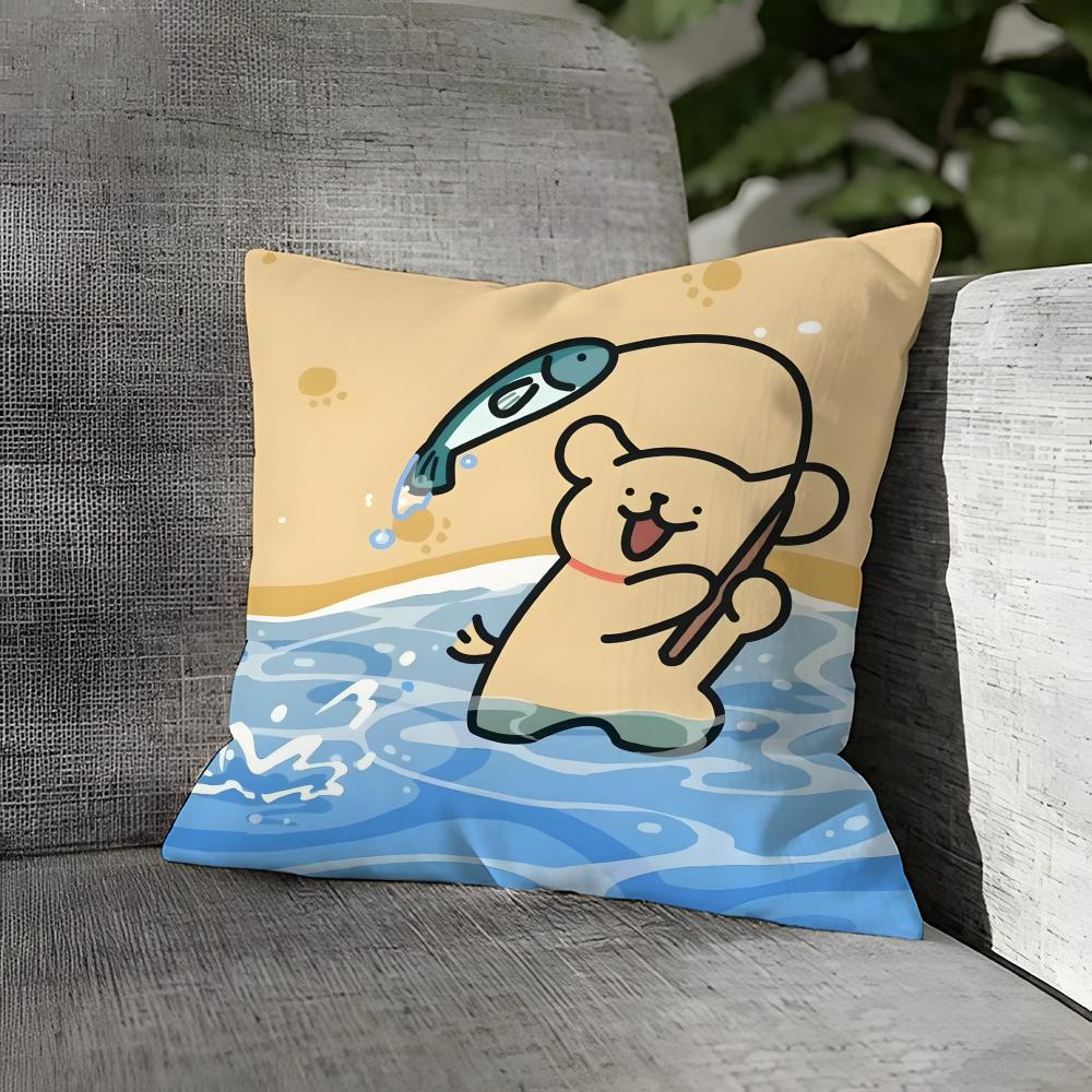 Pillow Case Linen Pillows Case Cushions Case Sofa Pillows Case Decor Home Moonlab Studio Art Cartoon Cute Dog