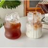 550ml Transparent Bubble Tea Glass Cups With Straws Beer Mugs Strawberry Milk Juice Pitcher Coffee Mug Drinkware Cup For Party