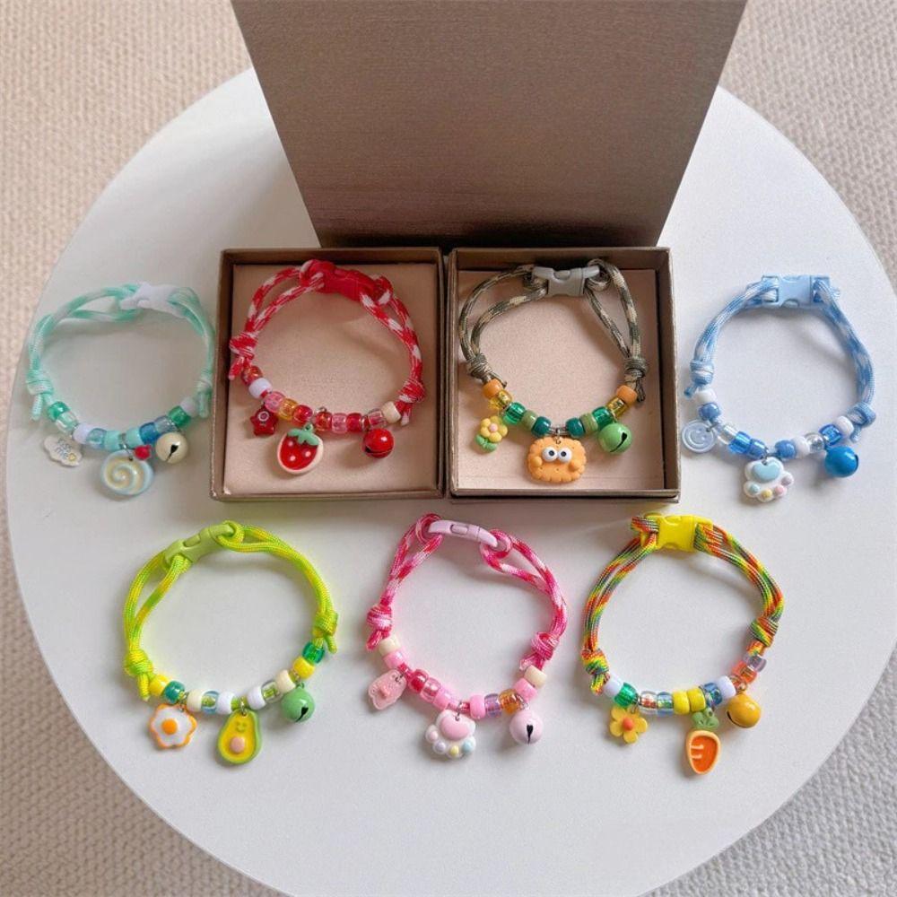 Colorful Cat Puppy Collar with Bells Cat Neck Chain Cute Pet Necklace  Chihuahua