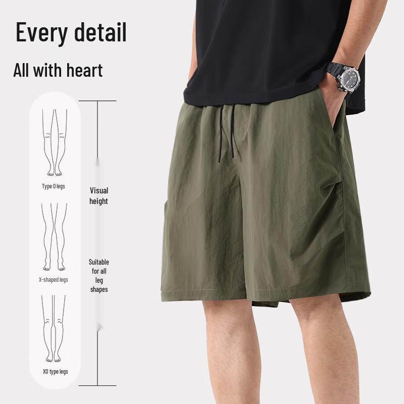 JEEP Men's Quick-Dry Breathable Outdoor Sports Shorts