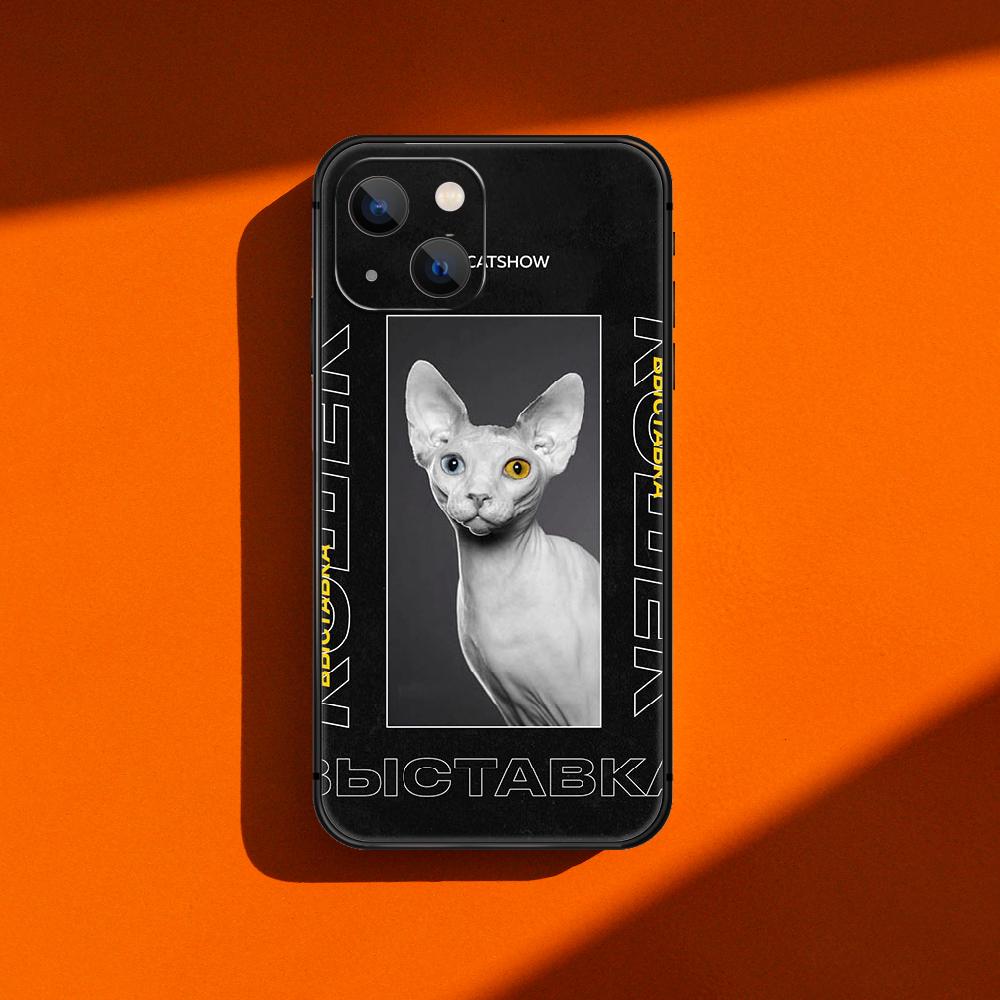 Модный чехол для телефона с изображением сфинкса и кота для iPhone Samsung Galaxy Redmi Xiaomi Oppo OnePlus Note SA 7 8 9 10 11 12 13 14 20 21 22 23 53 54 Pro Ultra