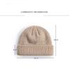 Elastic Vintage Dome Hat Brimless Bonnet Beanies Hip-Hop Knitted Cap  for Boy Girls