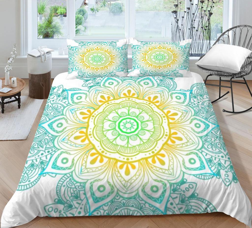 Bohemian Style Duvet Cover 3D Home Bedspreads King Size Bedding Soft Quilt Cover Luxury Bedding Cover Sets