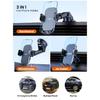 TOPK Super Stable Car Phone Holder, Magnetic Phone Holder Car Dashboard and Air Vent Mount, Compatible with All Smartphones