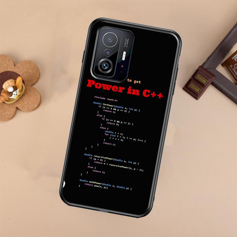 Programming Languages Case For Xiaomi POCO X7 Pro X3 X5 X6 F3 F5 F6 M6 Pro 11T 12T 13T 14T Pro 13 14 Ultra Cover