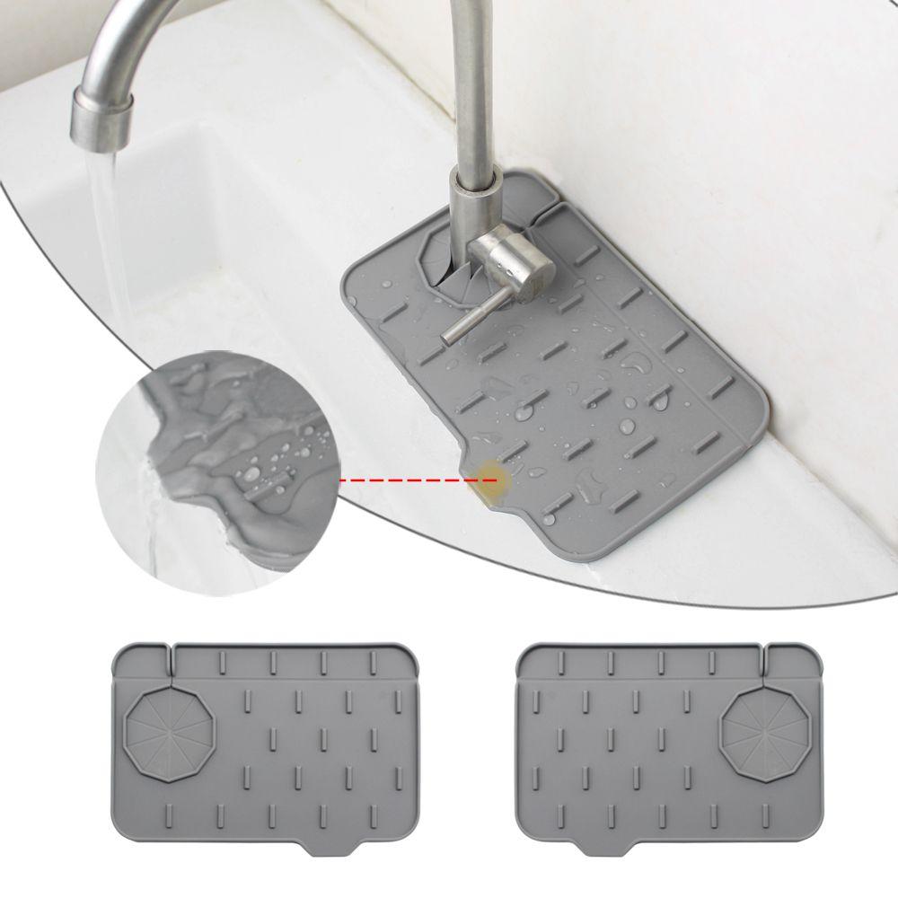 Drying Pads Water Splash Guard Faucet Absorbent Mat Splash-proof Splash Catcher Silicone Drain Pad