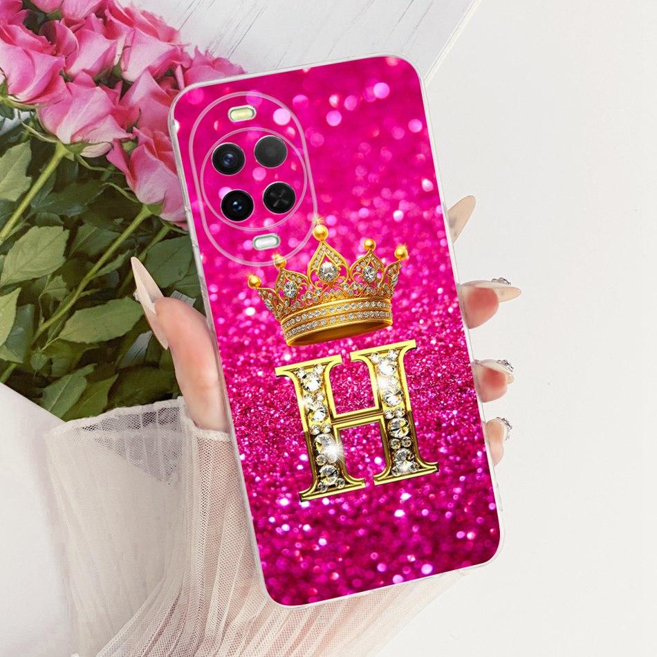 Для Huawei Nova 15 Pro 15Ultra 2026 Модный чехол для телефона с буквой и короной Для Huawei Nova15 15 Ultra 15Pro Мягкие силиконовые TPU чехлы