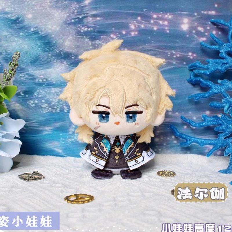 10 см Игровой Плюш Genshin Impact Варка Дурин Флинс Сандроне Коломбина Лаума Нефер Скирк Милые Мультяшные Куклы Подвеска для Сумки Брелок Подарок