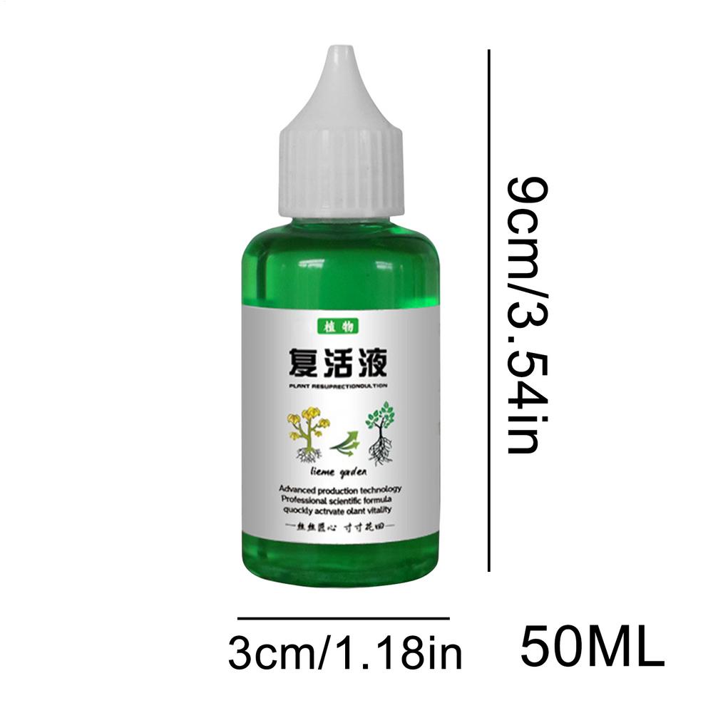Plant Nutrients Liquid 50ml Outdoor and Soil Growing Plant Food Fertilizing Liquid Concentrate Plant Resurrection Liquid Fertili