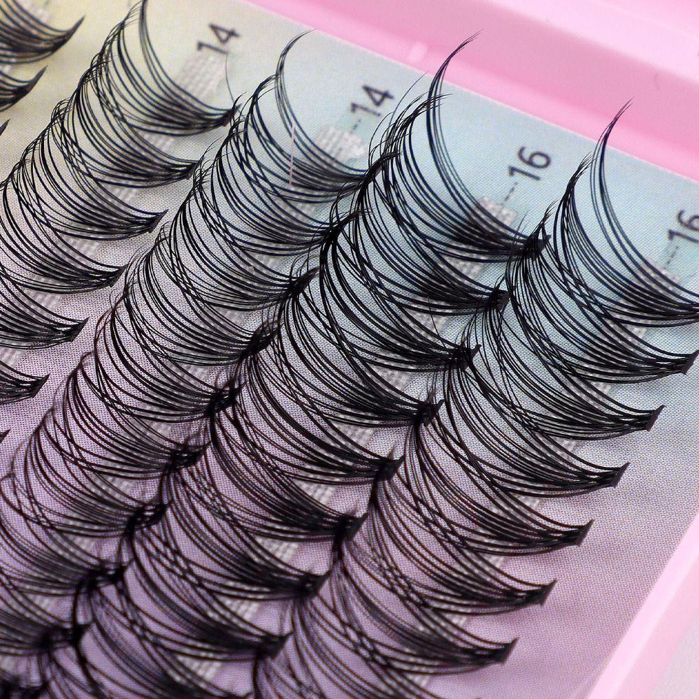 640Clusters Soft Curly False Eyelash DIY Individual Lash Beauty Tool Cluster Lashes Daily