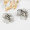 Flower Petal Flower Petal Drop Earrings Tassel Exaggerated Large Petal Stud Earrings  Women
