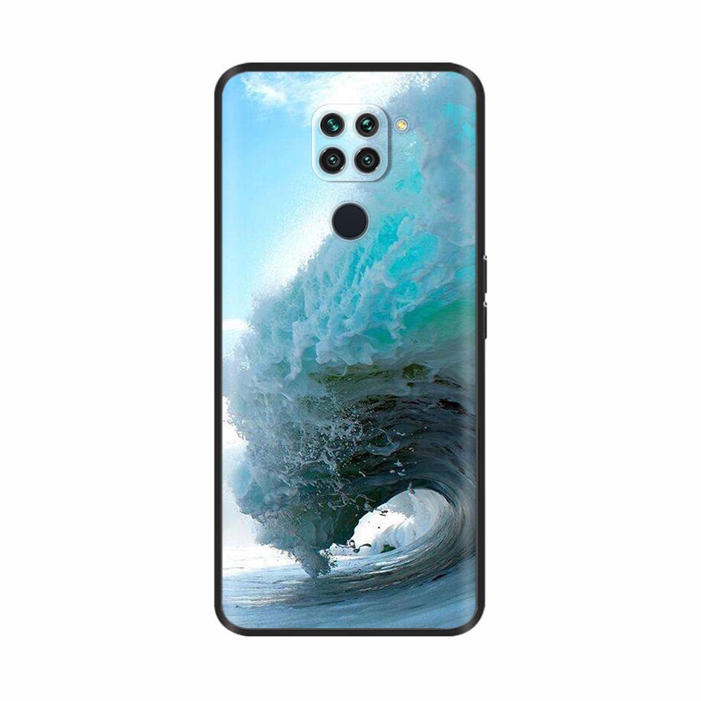Чехол Для Xiaomi Redmi Note 9 Чехол Мягкая Черная Силиконовая Задняя Крышка Для Redmi Note9 Чехол Redmi Note 9 Чехол Funda Coque Бампер Оболочка