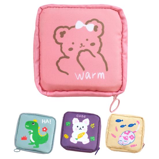 Полезный моющийся мультяшный легкий тампон с застежкой-молнией для женщин