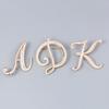 Korean Style Brooch Pin Letter Faux Pearls Ladies Electroplating Sweater Suit Brooch Jewelry Accessories
