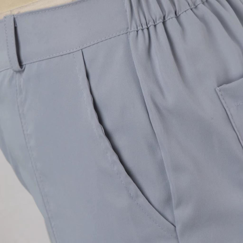 Шорты для женщин, шорты-карго, длиной до колена, с эластичной резинкой на талии, длинные шорты, брюки для лета, повседневная одежда в американском стиле, уличная одежда