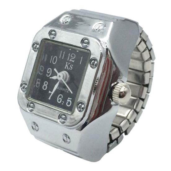 Парные часы с регулируемым пальцем, устойчивые к ржавчине, эластичные кварцевые часы для женщин