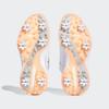 Кроссовки для гольфа Zed G 23 Boa Footwear Metallic cm M [Adidas Golf] женские, белые/коралловые, фьюжн/серебристые 23.0