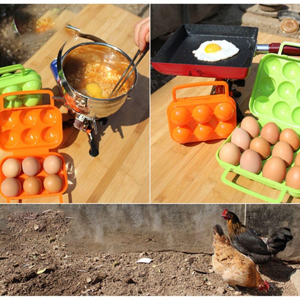 Picnic Rack Holder For Outdoor Camping Storage Boxes Egg Holder Egg Container Egg Box Storage Case