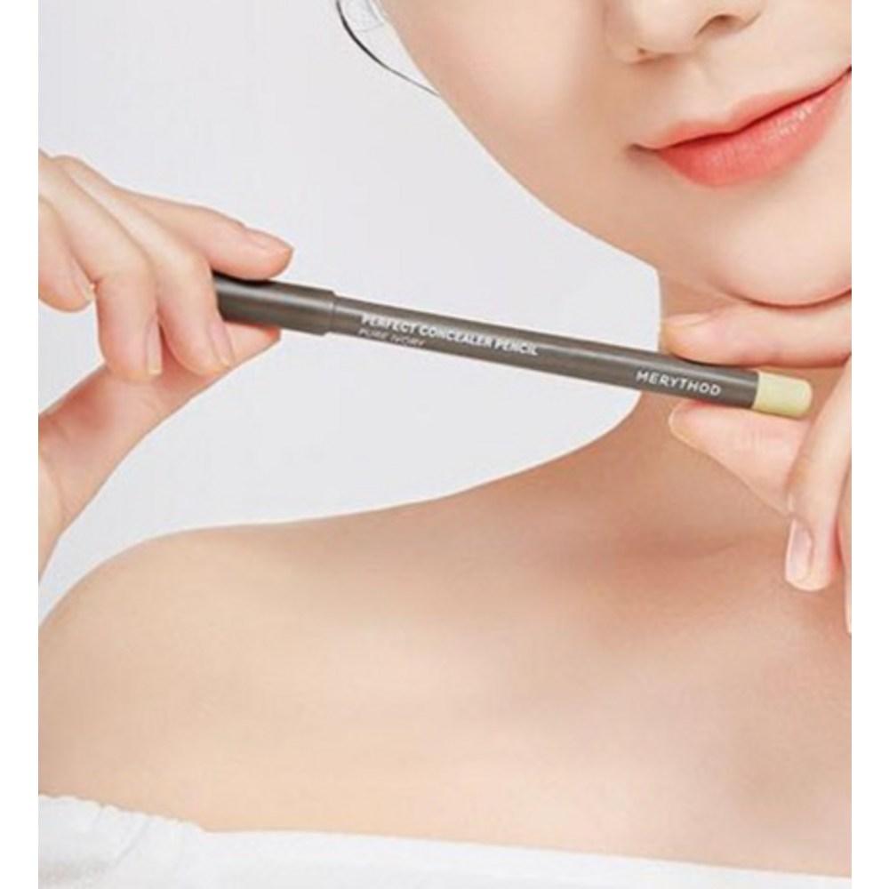 Merry Saw Идеальный карандаш-консилер 1,9 г + Набор точилок для карандашей, 01 Чистый слоновый, 1 набор