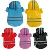 Reflective Dog Rain Cloak Towable Small Dog Clothes Windbreaker Pet Rain Jacket  Corgi