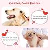 Small Dog & Puppy Pet Grooming Comb, 2-in-1 Dirt Removal Comb with Round Teeth to Remove Tangles and Mucus.