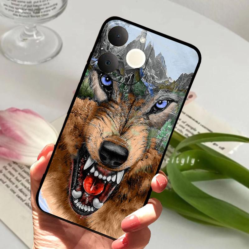 Чехол для телефона Realme Note 70 Чехол Note 70T Крутой Лев Волк Мягкий Силикон Полная Защита Корпус Narzo 80 Lite C71 4G Индия Funda