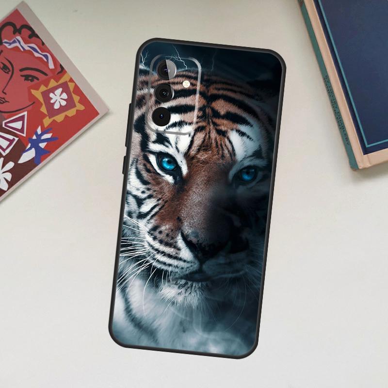 Tiger Face Case For Samsung Galaxy A34 A54 A14 A56 A52 A53 A16 A26 A36 A55 A35 A15 A32 A12 A33 A13 A17