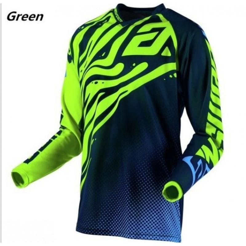 Men Women Long Sleeve Quick Dry Cycling Shirt Mountain Bike Downhill Sport Tee Breathable UV Protection