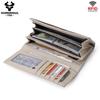 Брендовый женский кошелек из натуральной кожи, RFID, большая емкость, длинная сумка для мобильного телефона, клатч, дизайнерский кошелек, тонкие кошельки