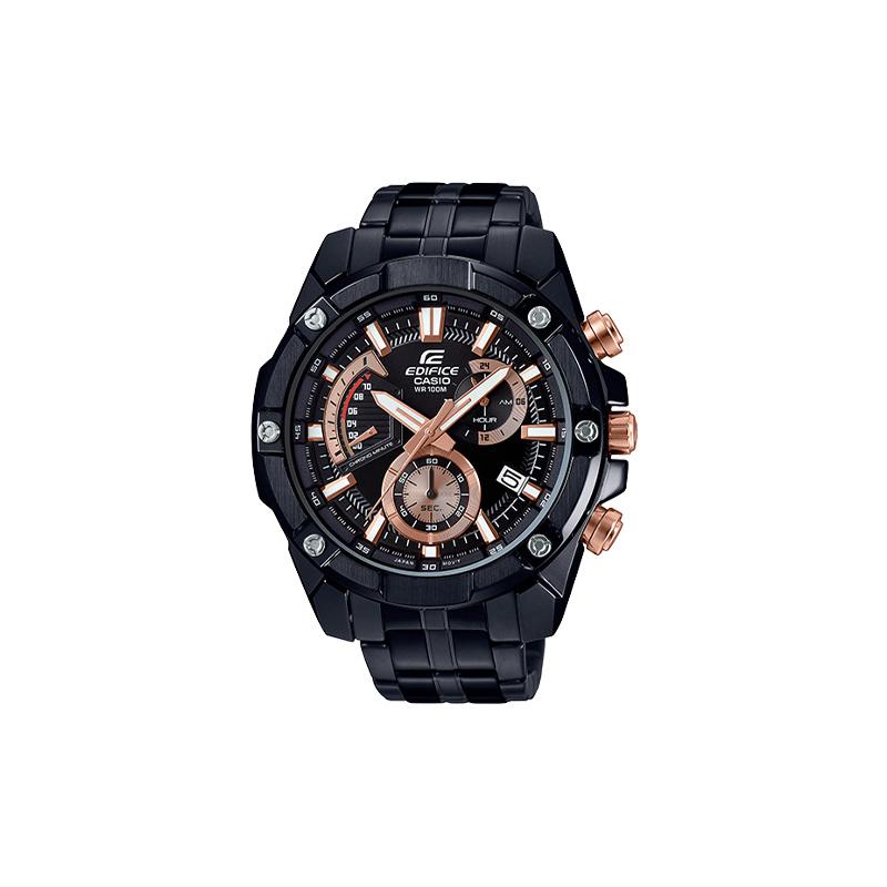Casio CASIOEDIFICE Серия Ретро Хронограф Кварцевый Механизм Стальной Ремешок Японские и Корейские Часы Мужские Часы Черный Циферблат EFR-559DC-1A