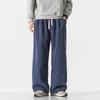 Autumn and Winter Large Size Japanese Retro Men's and Women's Casual Pants Straight-leg Pants Wide-leg Pants