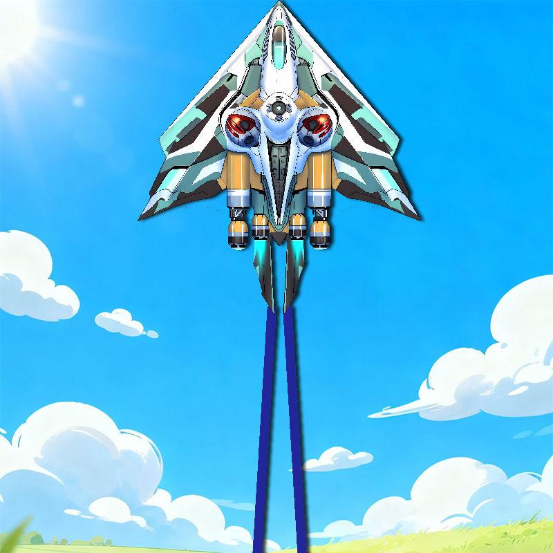 Modern Aircraft Kite With Mechanical Craft For Travel And Party Celebrations