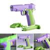 Anti-Anxiety Toy Gun for Adult Fidgets Gun Novelty Gravity Pistols Toy Boys Girl Gift Autisms Office Stress Reliever Toy