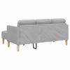 Sofa Set 2 pcs Cloud Grey 173 x 131 x 67 cm Polyester
