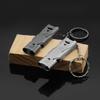 High-Frequency Stainless Steel Survival Whistle: Double Tube Outdoor EDC Tool for Life-Saving and Training