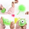 Stress Children Adult Vent Ball LED Light Up Toy Glowing Hair Flash Ball Elastic Glow Hair Ball