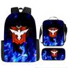 Cartoon Animation Backpack, Third and Fourth Grades of Primary School, Light Burden Reduction, Student Schoolbag Storage Bag