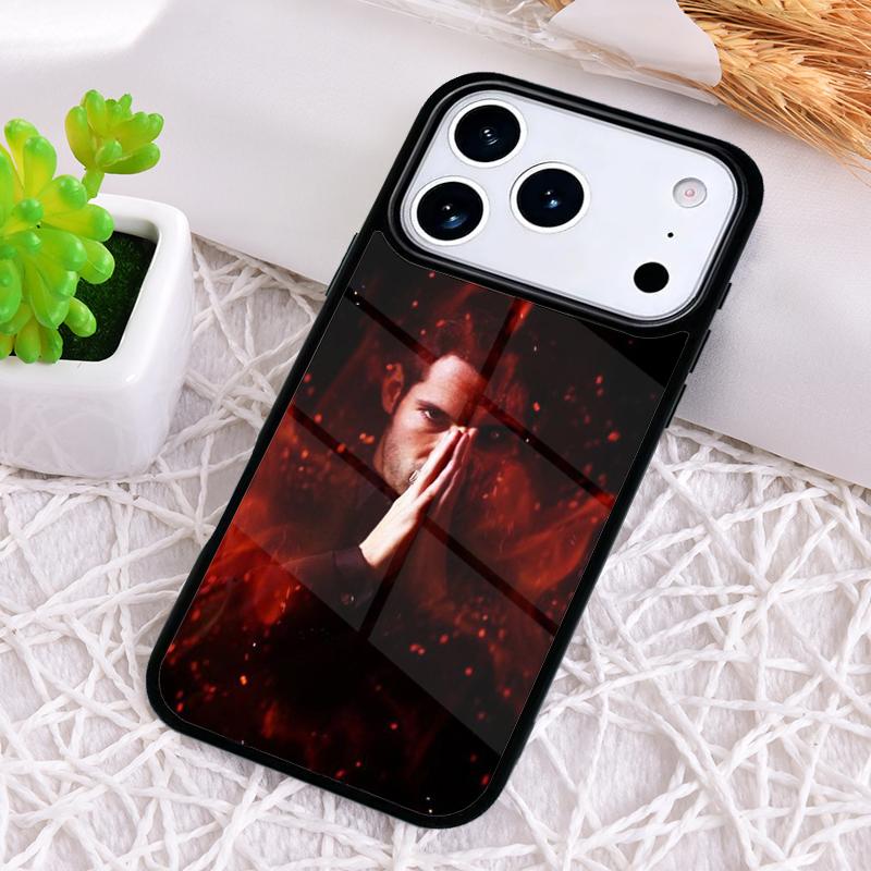 Lucifer Сериал Мягкий Чехол для Телефона для iPhone 17 Air 16 15 11 12 14 13 Pro Max Ударопрочный Чехол