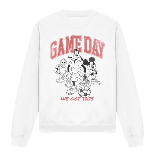 Disney Unisex Adult Friends Game Day Mickey Sweatshirt