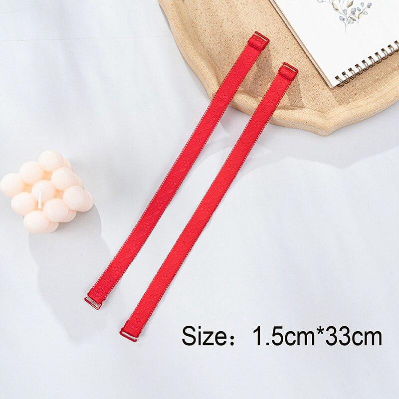 Сексуальные женские нескользящие бретели для бюстгальтера, аксессуары для женских бюстгальтеров, невидимые эластичные бретельки для бюстгальтера с двойными плечами