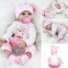 55cm Sleeping Reborn Babies Realistic Reborn Baby Doll Newborn Girl Pacifier Collectable Gifts