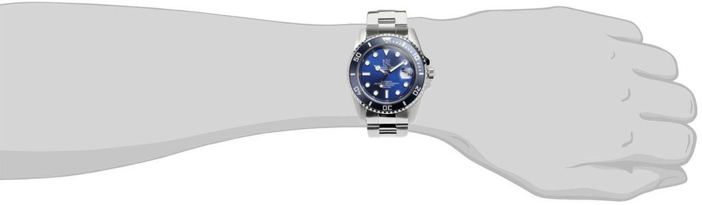 Автоматический завод ручная функция взлома заводная головка механический дата 200 м вода однонаправленное вращение темно-синие часы [HYAKUICHI 101] часы для дайвинга, (с