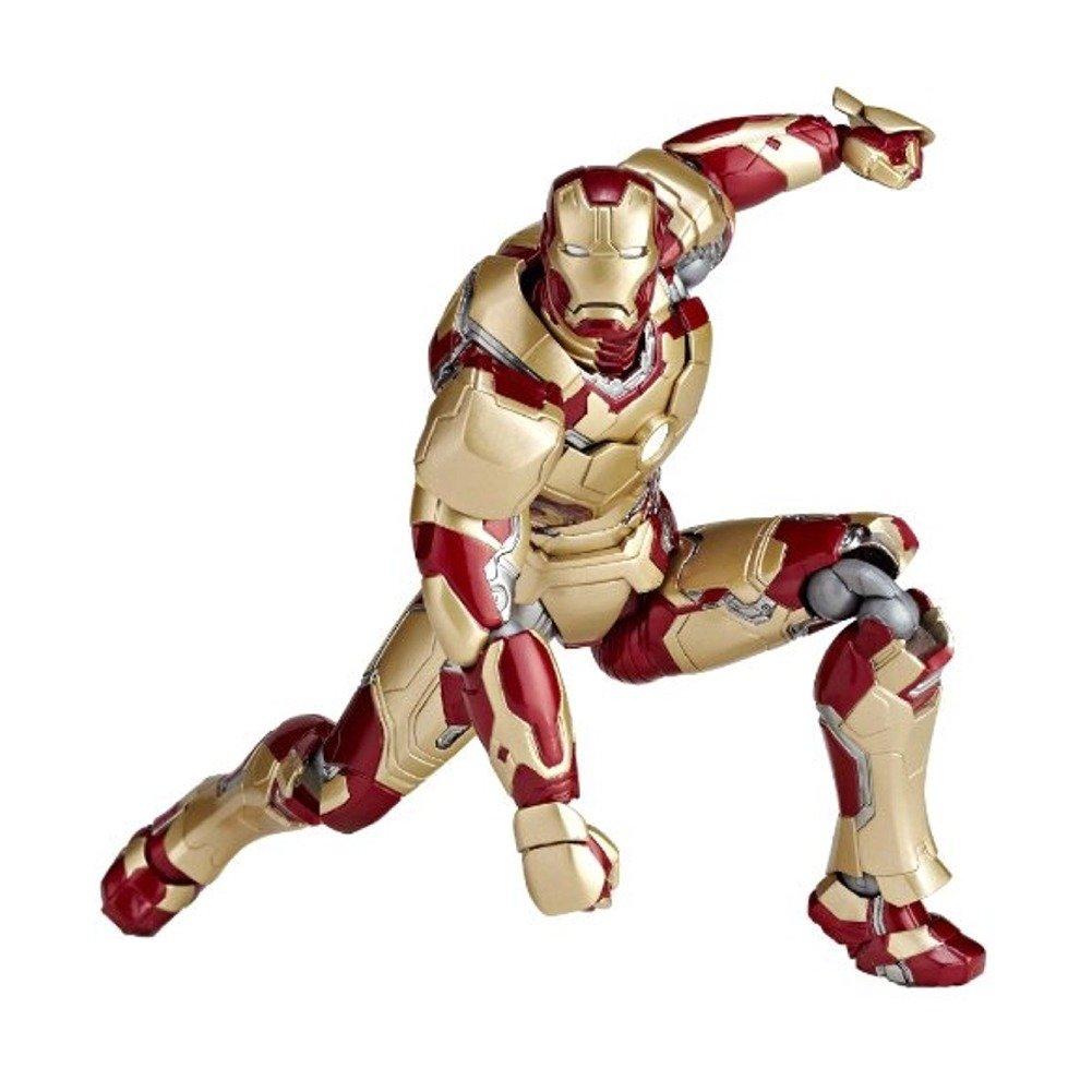 Специальные эффекты Revoltech 049 Iron Man 3 Iron Man Mark 42 окрашенная фигурка Немасштабная ABS&PVC