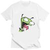 Kawaii Invader Zim футболка с рисунком Happy Hug Ready Zim Image милая футболка с рисунком унисекс женская футболка в стиле ретро футболка большого размера